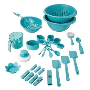 NIB Kitchen Gadget Set In Turquoise